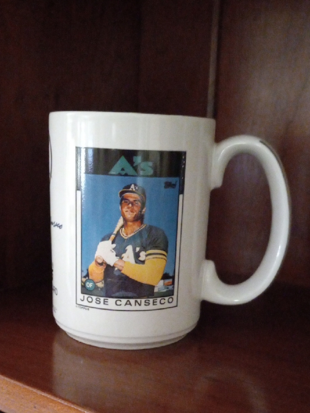 Baseball Lovers Gift: Jose Conseco Oakland A's Collectible Mug